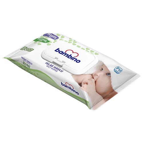 Bambino Islak Havlu 56lı