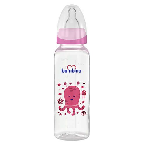 Bambino Düz PP Biberon 250 ML - Blister