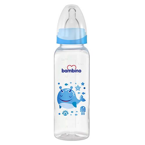 Bambino Düz PP Biberon 250 ML - Blister