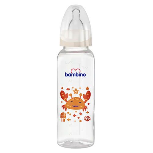 Bambino Düz PP Biberon 250 ML - Blister