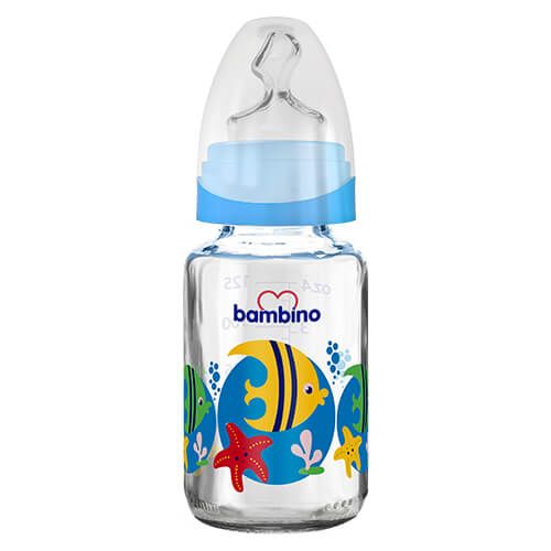 Bambino Ortodontik Cam Biberon 125 ML - Blister