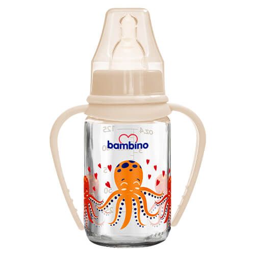 Bambino Kulplu Cam Biberon 125 ML - Blister