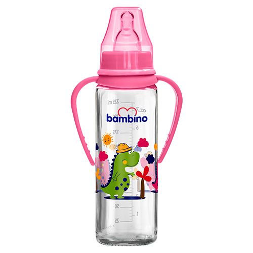 Bambino Kulplu Cam Biberon 225 ML - Blister