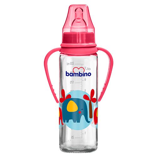 Bambino Kulplu Cam Biberon 225 ML - Blister