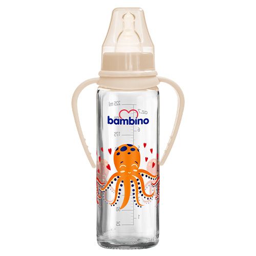 Bambino Kulplu Cam Biberon 225 ML - Blister