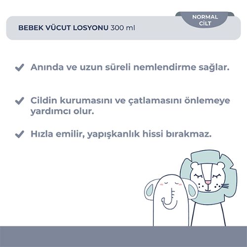 Rezene Özlü Bebek Vücut Losyonu | Bambino